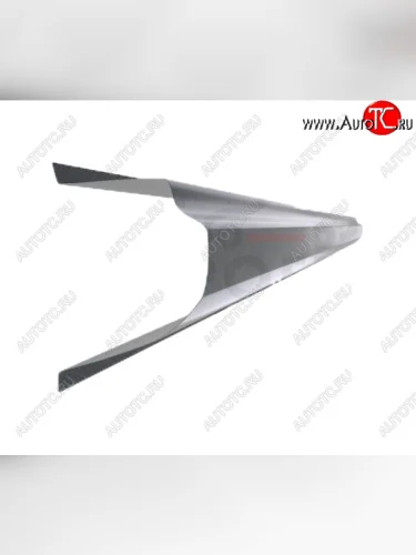 Левый металлический ремонтный порог (полнопрофильный, до уплотнителя) VSEPOROGI KIA Carens  FC, RS (2002-2006) рейсталинг