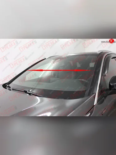 Водостоки (дефлектора) лобового стекла Стрелка 11 Peugeot 3008 2 C1A,C2A доресайлинг (2016-2020)