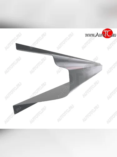 Левый металлический ремонтный порог (полнопрофильный, до уплотнителя) VSEPOROGI KIA Rio 1 DC дорестайлинг седан (2000-2002)