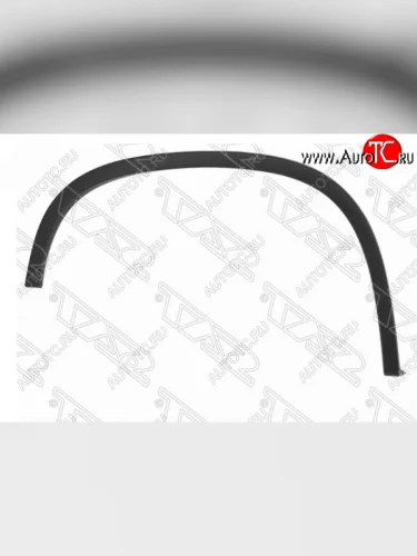 Правый молдинг арки крыла SAT (задний) Volkswagen Tiguan NF дорестайлинг (2006-2011)