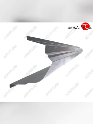 Левый металлический ремонтный порог (полнопрофильный, до уплотнителя) VSEPOROGI KIA Rio 2 JB дорестайлинг седан (2005-2009)