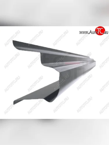 Левый металлический ремонтный порог (полнопрофильный, до уплотнителя) VSEPOROGI KIA Rio 4 FB дорестайлинг седан (2016-2020)