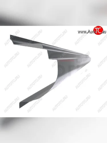 Левый металлический ремонтный порог (полнопрофильный, до уплотнителя) VSEPOROGI KIA Sorento BL рестайлинг (2006-2010)