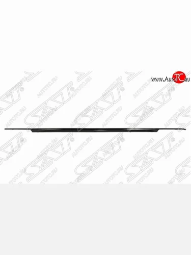 Молдинг заднего бампера SAT (центральная часть, черный) Volkswagen Tiguan Mk2 дорестайлинг (2016-2020)