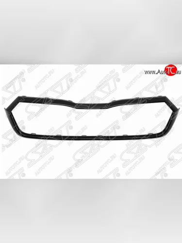 Молдинг решетки радиатора SAT (черная) Skoda Octavia А8 лифтбэк (2019-2022)