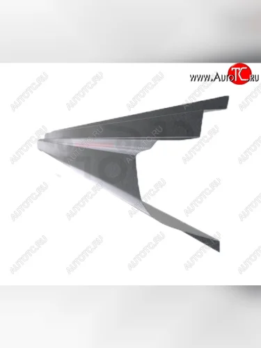 Правый металлический ремонтный порог (полнопрофильный, до уплотнителя) VSEPOROGI Лада ВАЗ Калина 1119 хэтчбек (2004-2013)