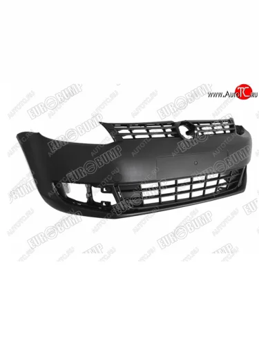 Передний бампер EUROBUMP (в сборе с решеткой) Volkswagen Caddy 2K рестайлинг (2010-2015)