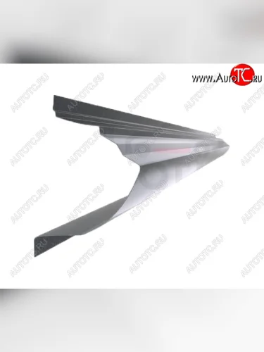 Левый металлический ремонтный порог (полнопрофильный, до уплотнителя) VSEPOROGI Lifan X60 2-ой рестайлинг (2016-2025)