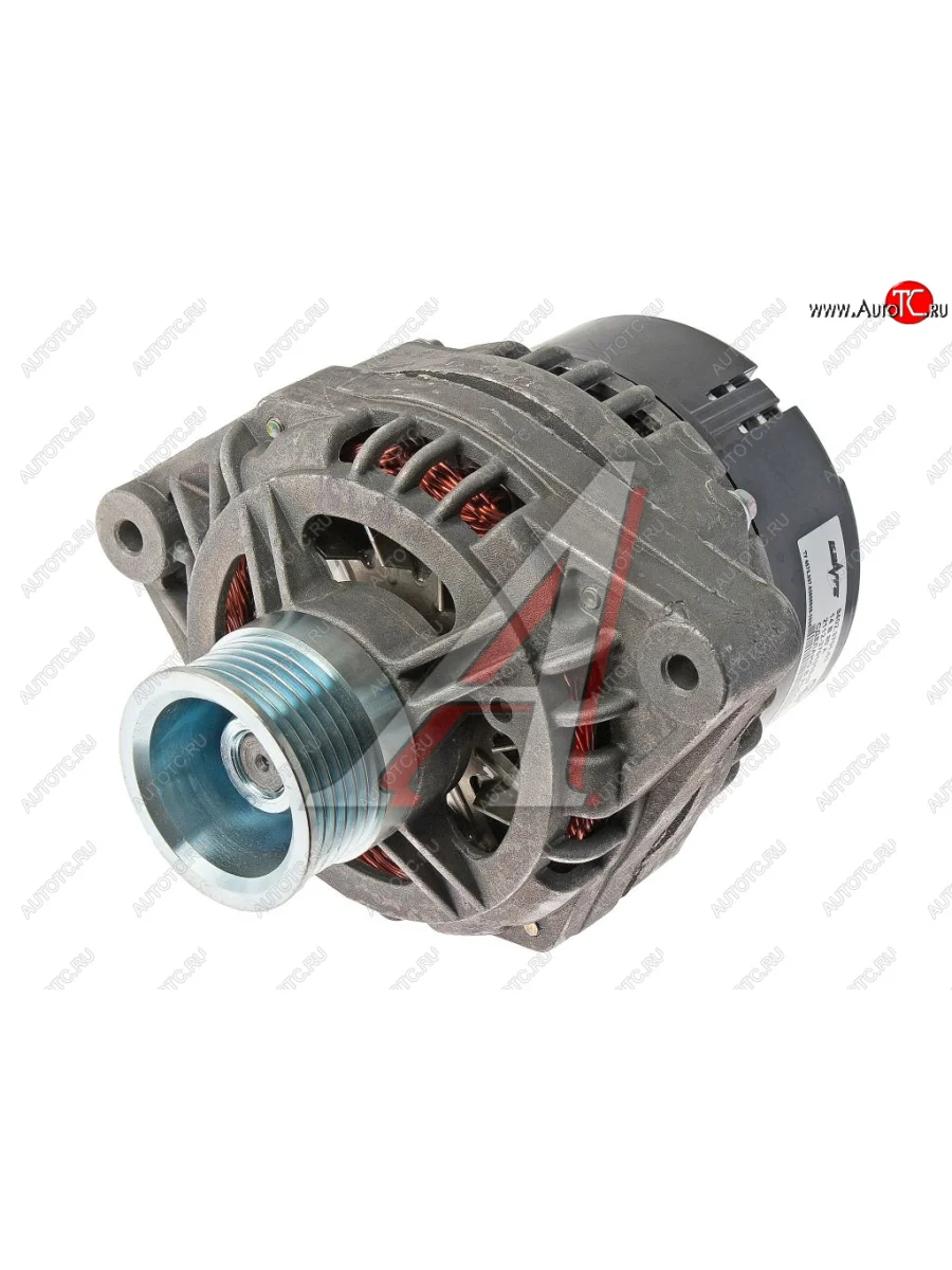 Генератор КЗАТЭ (80A, 14V, шкив поликлиновой) Лада ВАЗ 2110 седан (1995-2007)  в Керчи Республика Крым