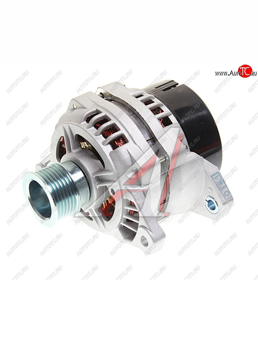 Генератор АТЭ-1 (90А, 14V / шкив поликлиновой) ГАЗ ГАЗель 3302 дорестайлинг шасси (1994-2002)  с доставкой в г. Керчь