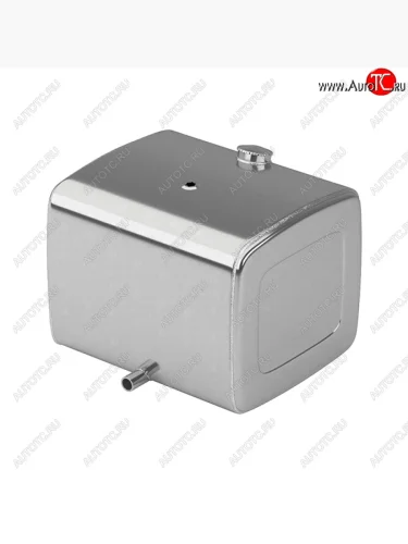 Бак топливный Бакор (300 л., 620*675*780, с патрубком G1, алюминий) (Крышка полуоборот, без комплектующих) КамАЗ 6520 (2007-2025)