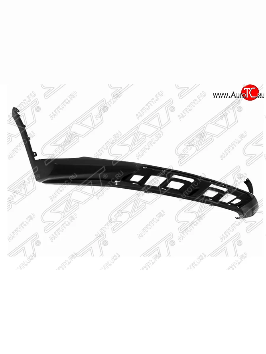 Накладка переднего бампера SAT Hyundai Santa Fe TM рестайлинг (2020-2022) (Неокрашенный)  в Керчи Республика Крым