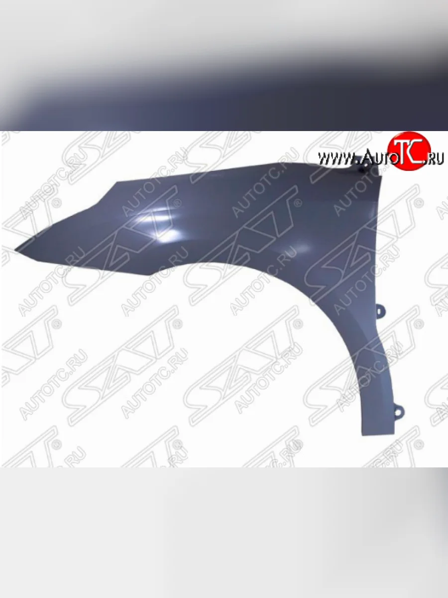 Левое переднее крыло SAT (пластик) CITROEN C4  дорестайлинг, хэтчбэк 5 дв. (2004-2008) (Неокрашенное)  в Перми Пермском крае