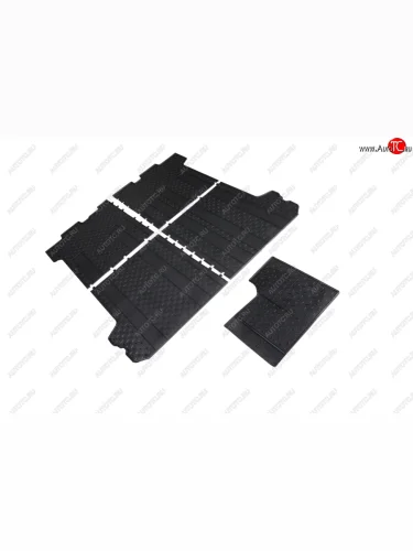 Коврики в салон SeiNtex Cетка (Черный) Peugeot Traveller K0 L2 дорестайлинг (2016-2024)