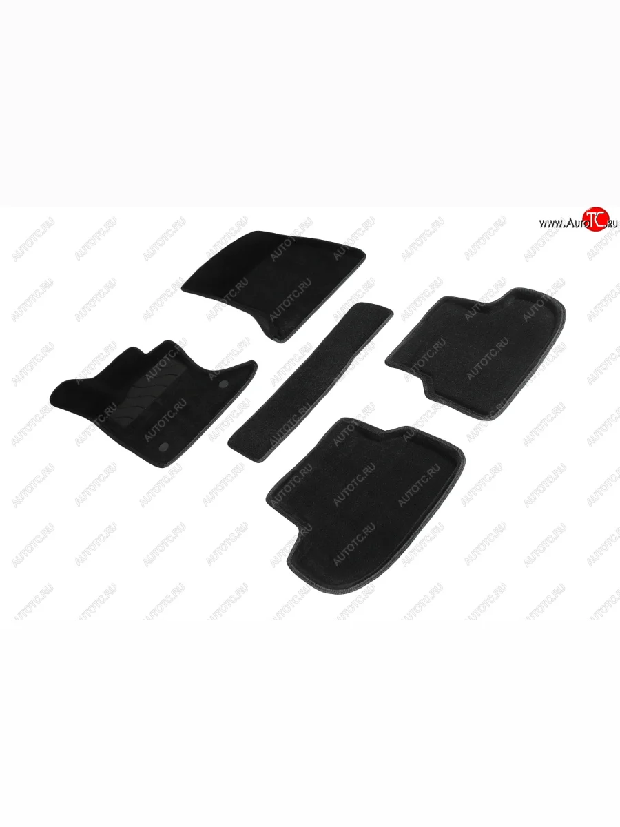 Коврики в салон SEINTEX 3D ВОРС (комплект, 4WD) BMW 5 серия F10 рестайлинг, седан (2013-2017) (Цвет: черный)  в Керчи Республика Крым