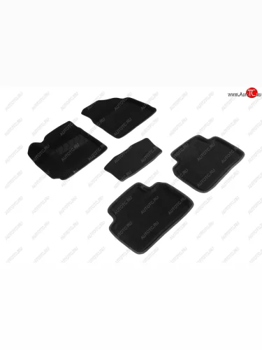 Коврики в салон SEINTEX 3D ВОРС (черные, комплект) Hyundai Creta SU (2020-2022)