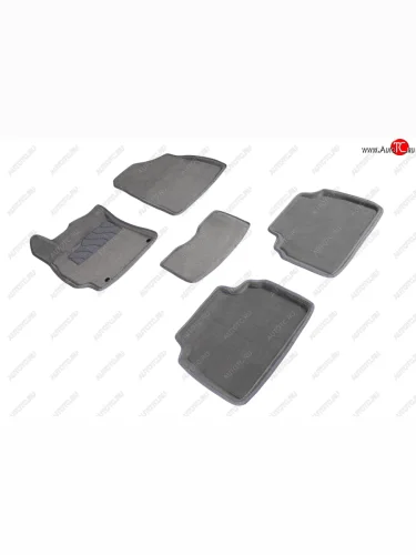 Коврики в салон SEINTEX ВОРС (серые, комплект) Hyundai Elantra CN7 (2020-2023)