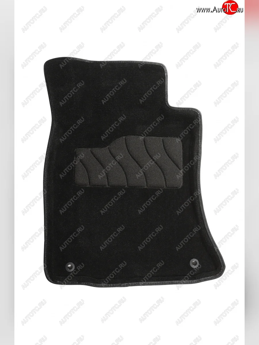 Коврики в салон SEINTEX 3D ВОРС (комплект) GENESIS G70 IK седан дорестайлинг (2017-2021) (Цвет: черный)  с доставкой в г. Керчь