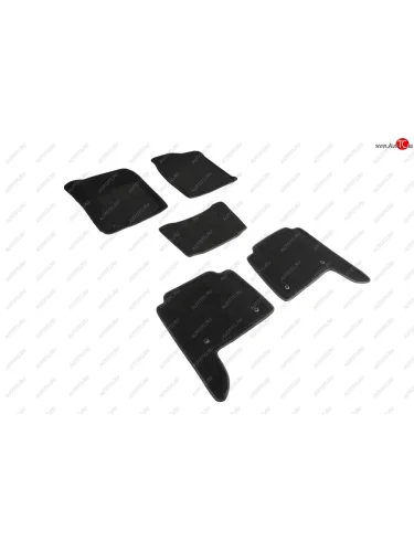 Коврики в салон SEINTEX 3D ВОРС (комплект) (Цвет: черный) INFINITI QX80 Z62 1-ый рестайлинг (2014-2018)