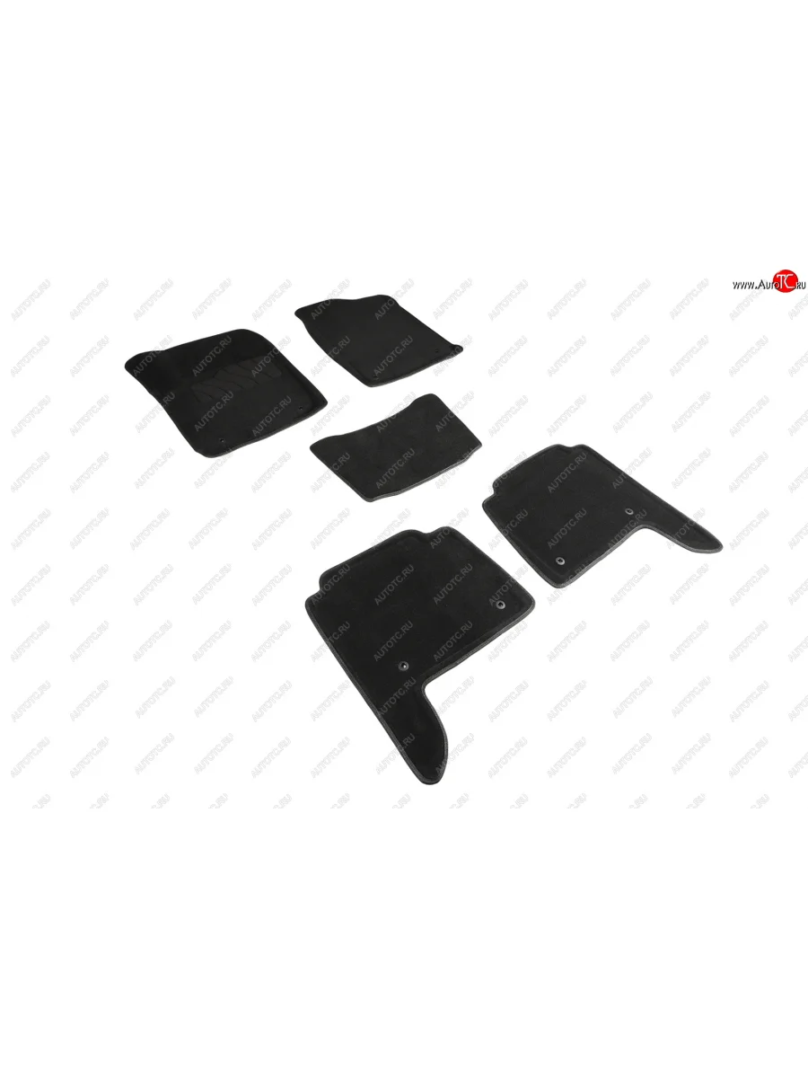 Коврики в салон SEINTEX 3D ВОРС (комплект) INFINITI QX80 Z62 1-ый рестайлинг (2014-2018) (Цвет: черный)  с доставкой в г. Керчь