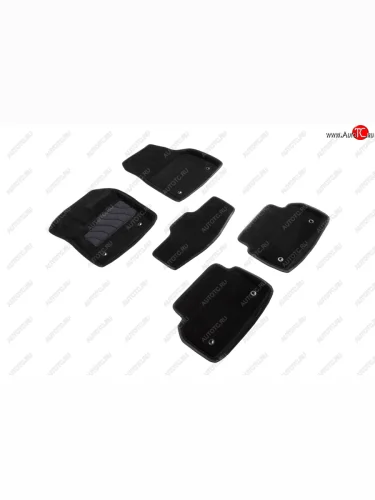 Коврики в салон SEINTEX 3D ВОРС (комплект) (Цвет: черный) Jaguar E-Pace дорестайлинг (2017-2021)