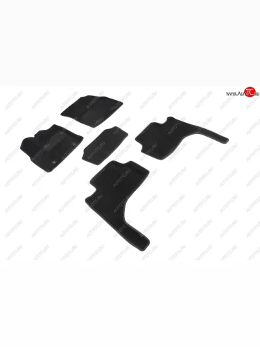 Коврики в салон SEINTEX 3D ВОРС (комплект) (Цвет: черный) Toyota Land Cruiser J300 дорестайлинг (2021-2025)