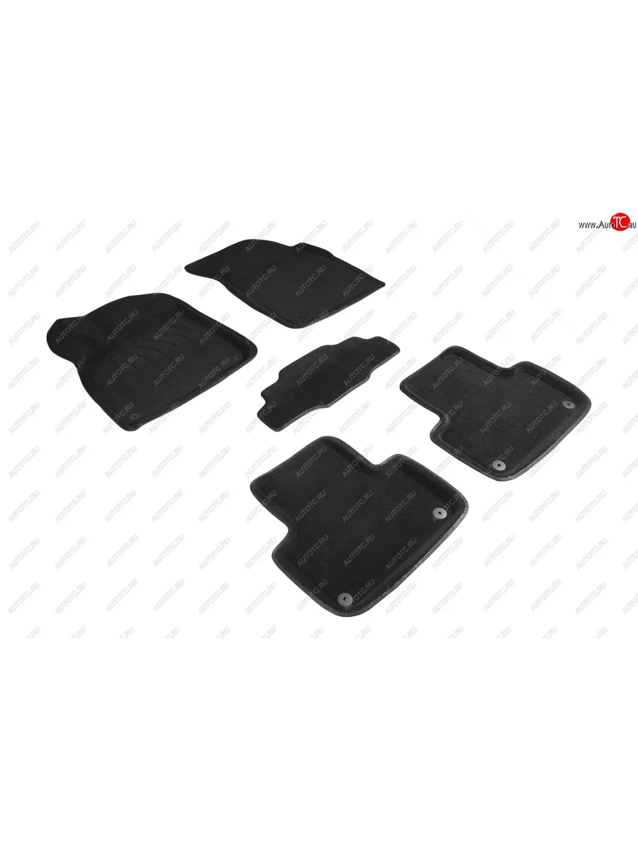 Коврики в салон SEINTEX 3D ВОРС (комплект) Audi Q7 4M рестайлинг (2019-2022) (Цвет: черный)  с доставкой в г. Керчь