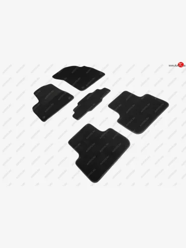Коврики в салон SEINTEX ВОРС (комплект) (Цвет: черный) Audi Q7 4M рестайлинг (2019-2022)