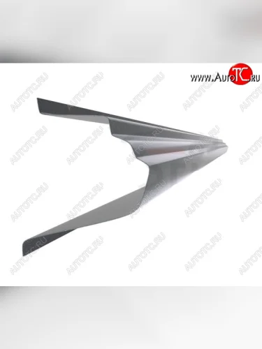 Левый металлический ремонтный порог (полнопрофильный, до уплотнителя) VSEPOROGI Mitsubishi Colt CJ0 хэтчбэк 3 дв. (1995-2003)