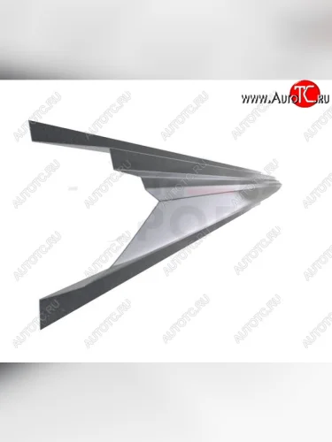 Левый металлический ремонтный порог (полнопрофильный, до уплотнителя) VSEPOROGI Mitsubishi Colt Z30 хэтчбэк 5 дв. дорестайлинг (2002-2009)