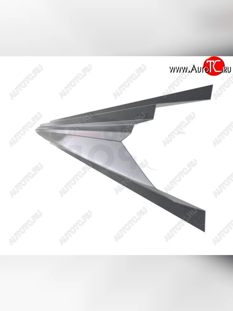 Правый металлический ремонтный порог (полнопрофильный, до уплотнителя) VSEPOROGI Mitsubishi Colt Z30 хэтчбэк 5 дв. дорестайлинг (2002-2009)  с доставкой в г. Керчь