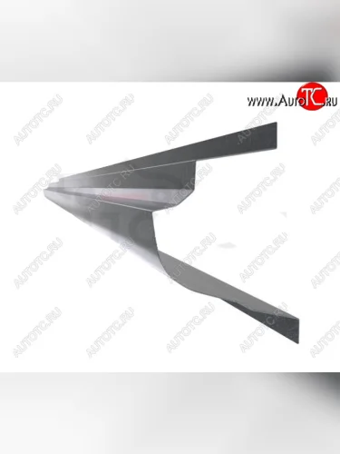 Правый металлический ремонтный порог (полнопрофильный, до уплотнителя) VSEPOROGI Mitsubishi L200 3 K6T-K7T дорестайлинг (1996-2005)