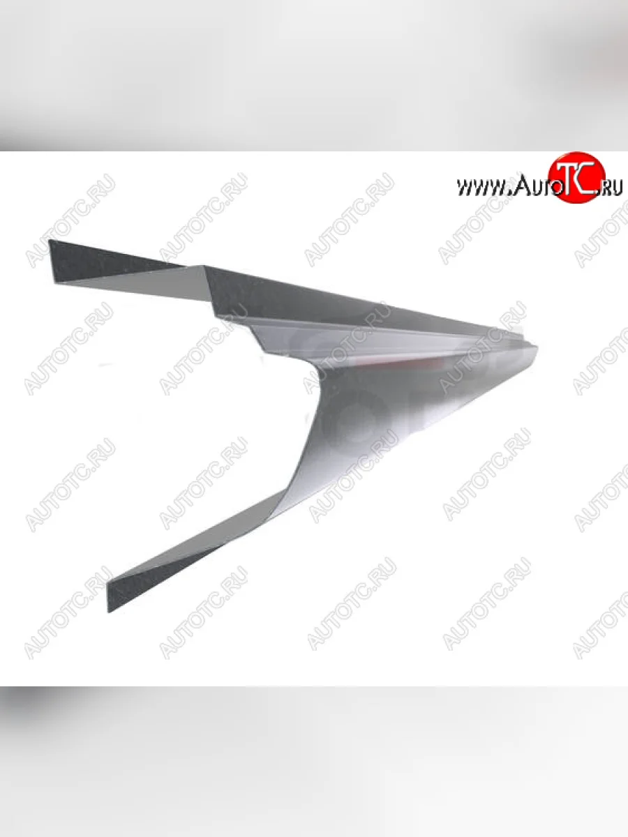 Левый металлический ремонтный порог (полнопрофильный, до уплотнителя) VSEPOROGI Mitsubishi L200 4  дорестайлинг (2006-2014)  в Керчи Республика Крым