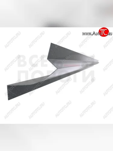 Левый металлический ремонтный порог (полнопрофильный, до уплотнителя) VSEPOROGI Mitsubishi L400 (1994-2006)