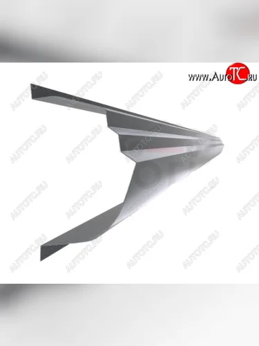 Левый металлический ремонтный порог (полнопрофильный, до уплотнителя) VSEPOROGI Mitsubishi Lancer 10 CY седан рестайлинг (2011-2017)