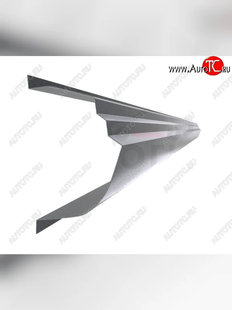 Левый металлический ремонтный порог (полнопрофильный, до уплотнителя) VSEPOROGI Mitsubishi Lancer 10 CY седан рестайлинг (2011-2017)  с доставкой в г. Керчь