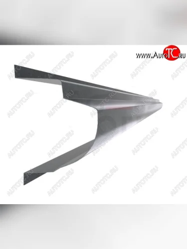 Левый металлический ремонтный порог (полнопрофильный, до уплотнителя) VSEPOROGI Mitsubishi Pajero Sport PA рестайлинг (2004-2008)