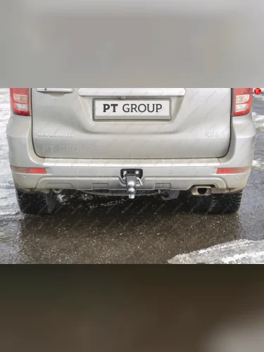 Фаркоп PT GROUP /съемный квадрат/ HAVAL H9 2019-2023  Haval H9 (2019-2021) 2-ой рестайлинг