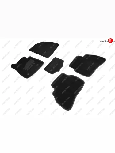 Коврики в салон SEINTEX 3D ВОРС (комплект) (Цвет: черный) Chevrolet Trailblazer (2019-2022)