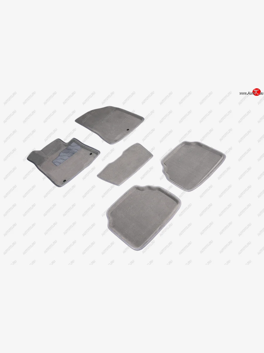 Коврики в салон SEINTEX 3D ВОРС (серые, комплект) Hyundai Tucson NX4 (2020-2022) (Цвет: серый)  в Керчи Республика Крым