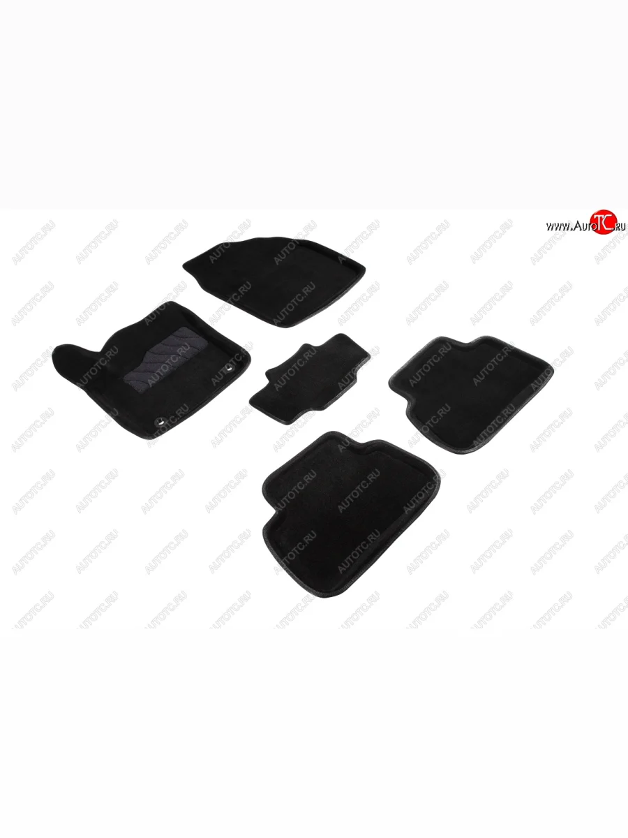 Коврики в салон SEINTEX 3D ВОРС (комплект) Toyota C-HR NGX10, ZGX10 рестайлинг (2019-2025) (Цвет: черный)  в Перми Пермском крае