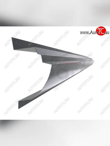 Левый металлический ремонтный порог (полнопрофильный, до уплотнителя) VSEPOROGI Nissan Wingroad  2 Y11 (1999-2005) дорестайлинг универсал, рестайлинг универсал