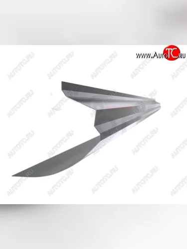 Левый металлический ремонтный порог (полнопрофильный, до уплотнителя) VSEPOROGI Nissan Micra K12 5 дв. 2-ой рестайлинг (2007-2010)