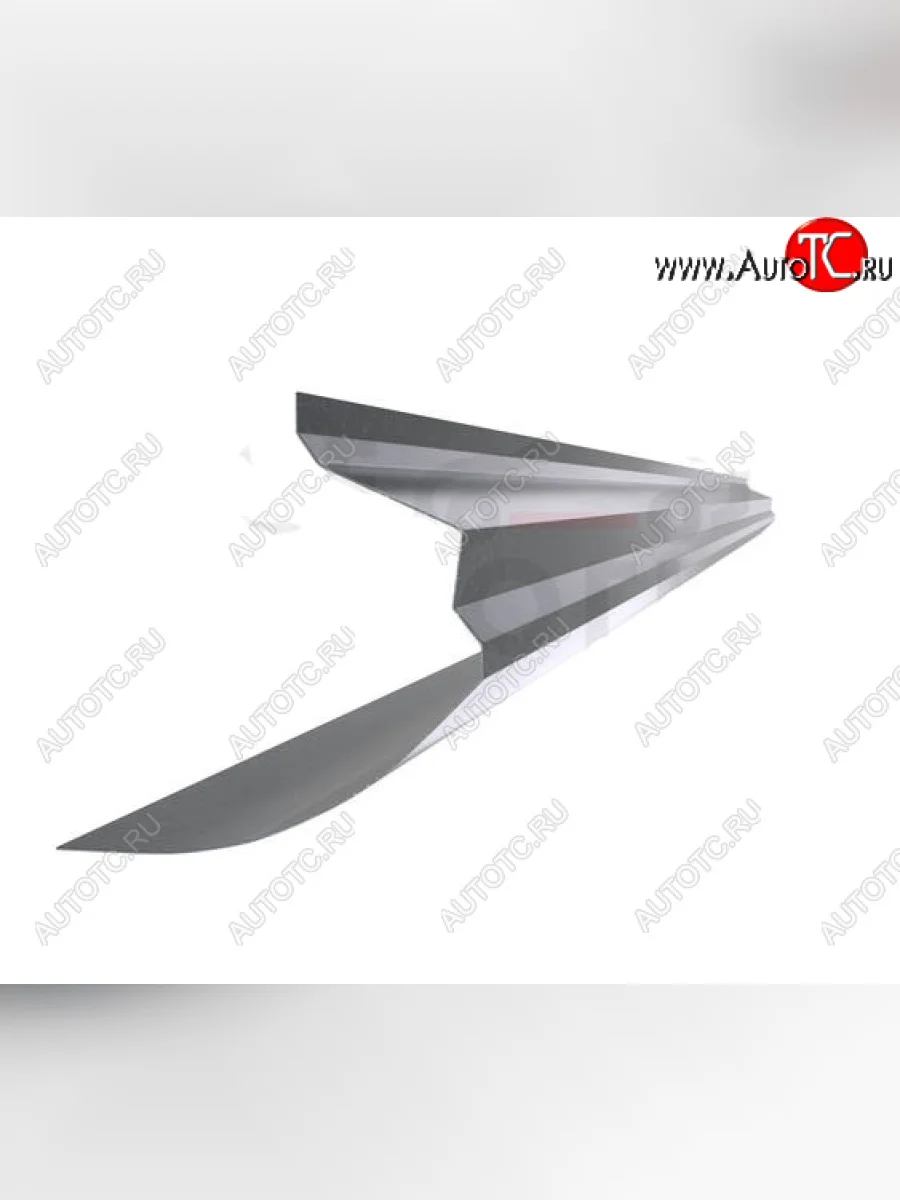 Левый металлический ремонтный порог (полнопрофильный, до уплотнителя) VSEPOROGI Nissan Micra K12 5 дв. 2-ой рестайлинг (2007-2010)  в Перми Пермском крае