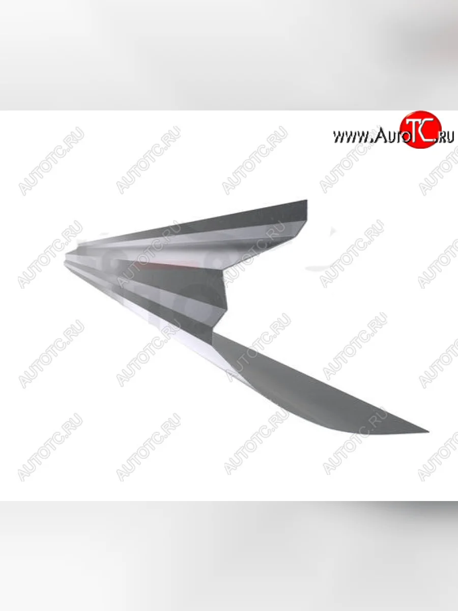 Правый металлический ремонтный порог (полнопрофильный, до уплотнителя) VSEPOROGI Nissan Micra K12 5 дв. 2-ой рестайлинг (2007-2010)  в Перми Пермском крае