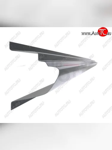 Левый металлический ремонтный порог (полнопрофильный, до уплотнителя) VSEPOROGI Nissan Frontier 1 рестайлинг (2001-2005)