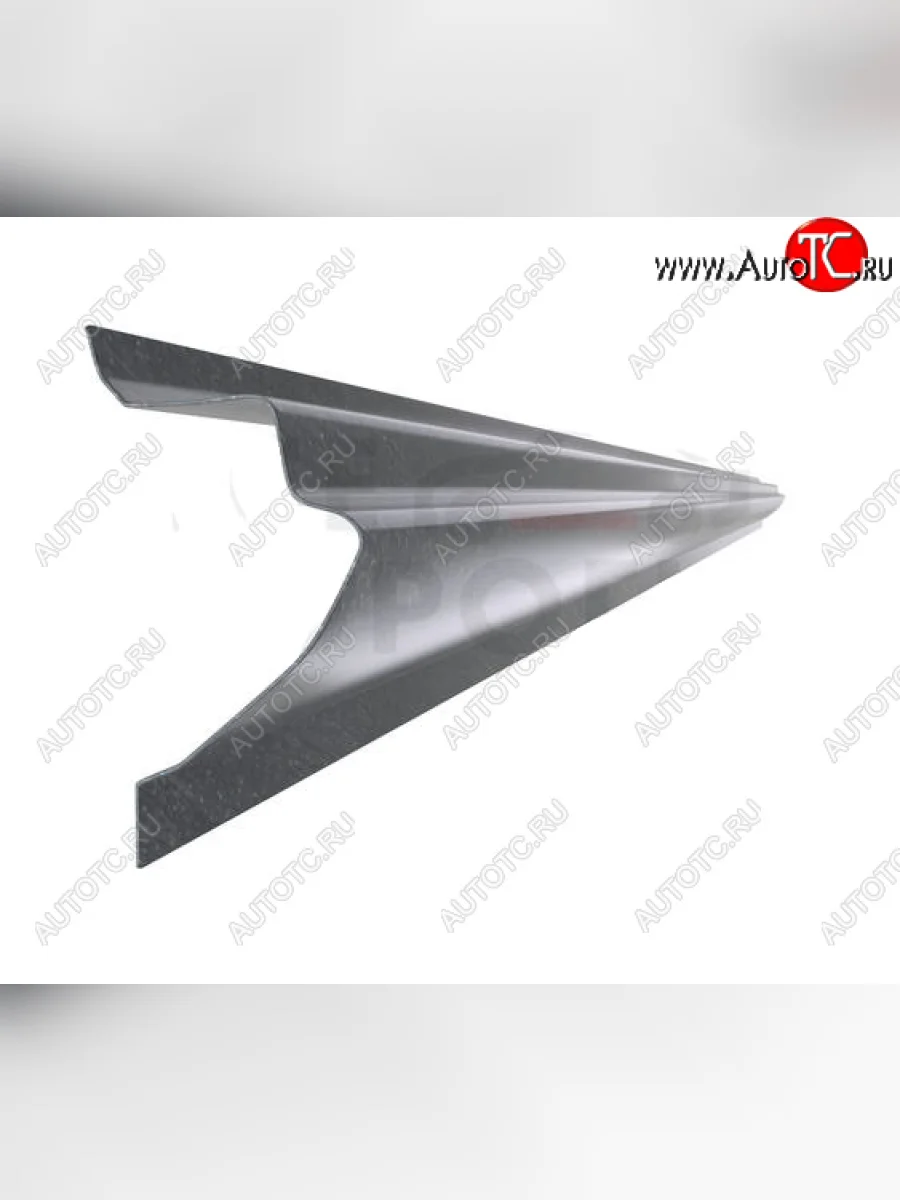 Левый металлический ремонтный порог (полнопрофильный, до уплотнителя) VSEPOROGI Nissan Navara 2 D40 рестайлинг (2010-2016)  с доставкой в г. Пермь