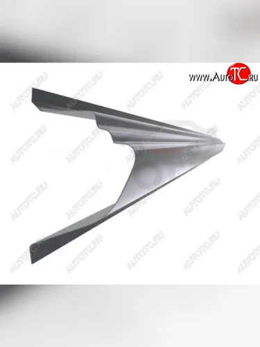 Левый металлический ремонтный порог (полнопрофильный, до уплотнителя) VSEPOROGI Nissan Pathfinder R50 2-ой рестайлинг (2002-2004)