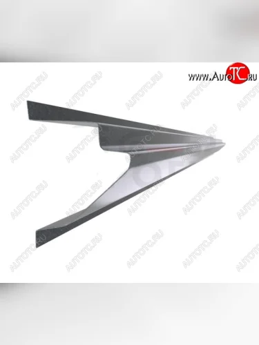 Левый металлический ремонтный порог (полнопрофильный, до уплотнителя) VSEPOROGI Nissan Patrol  3 (1979-1994) K160 дорестайлинг, K260 рестайлинг