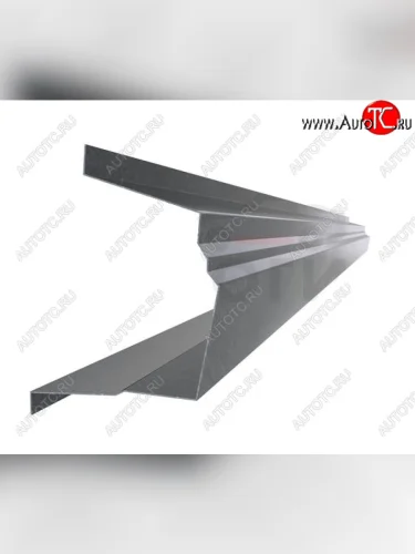 Левый металлический ремонтный порог (полнопрофильный, до уплотнителя) VSEPOROGI Nissan Qashqai 2 J11 дорестайлинг (2013-2019)